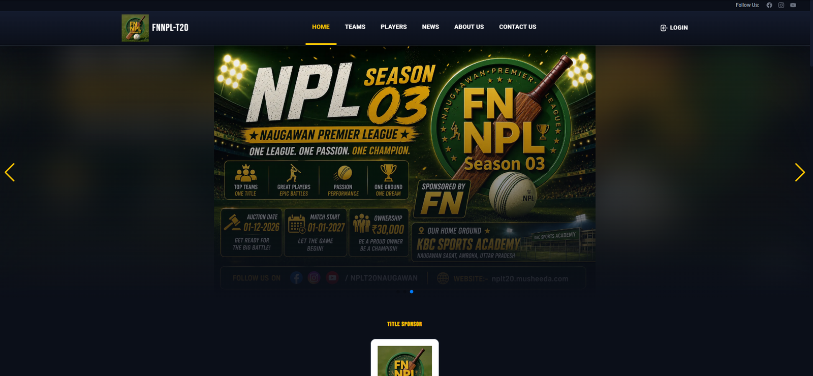 Player Auction System
